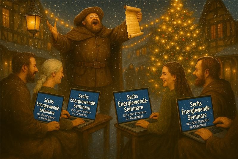 Sechs Energiewende-Seminare mit einer Premiere im Dezember