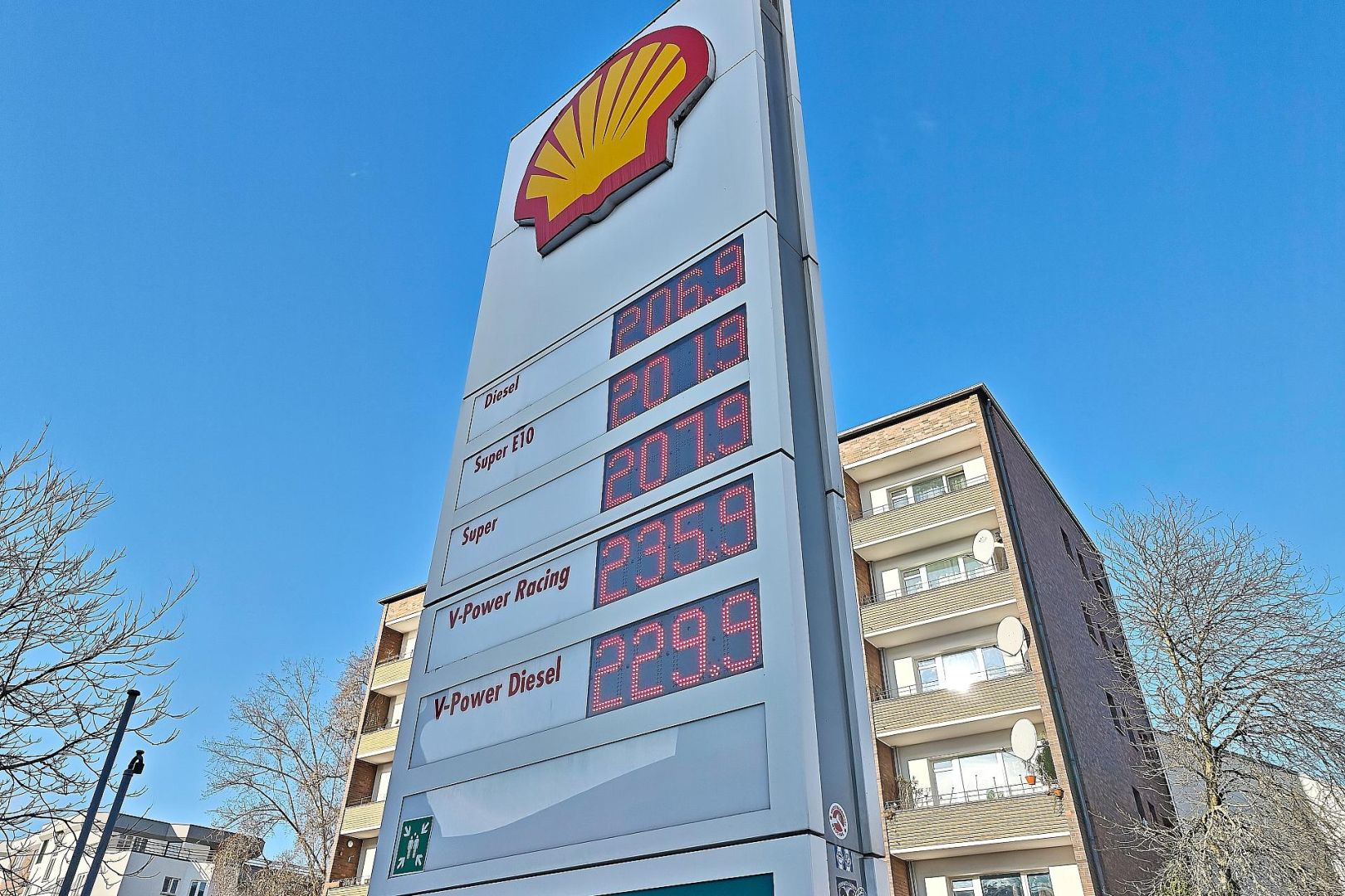 Shell-Tankstelle am 04.03.2026