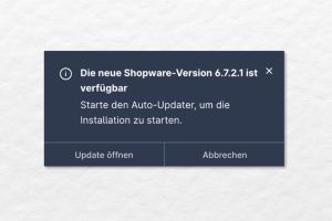 Shopware Updates: Warum du immer eine Agentur dazuholen solltest