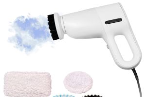 Sichler Haushaltsgeräte 3in1 Hand- & Boden Dampfreiniger DB-500, Motorbürste, 5 Aufsätze, 1.200 Watt