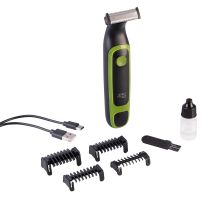 Sichler Men's Care Akku-Rasierer und -Trimmer SP-8005 mit 4 Kammaufsätzen, 500 mAh, USB