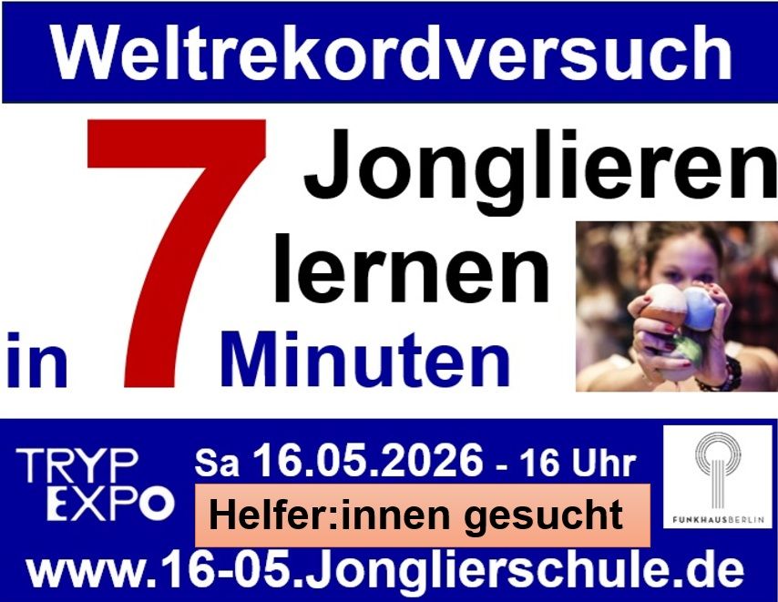 Sieben Minuten bis zum Weltrekord: Helfer:innen in Berlin gesucht für Samstag, 16.Mai