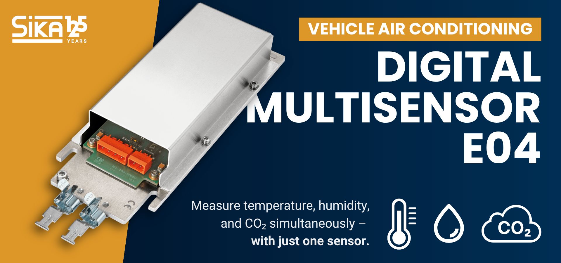 SIKA bringt digitalen Multisensor für präzise Fahrzeugklimatisierung auf den Markt