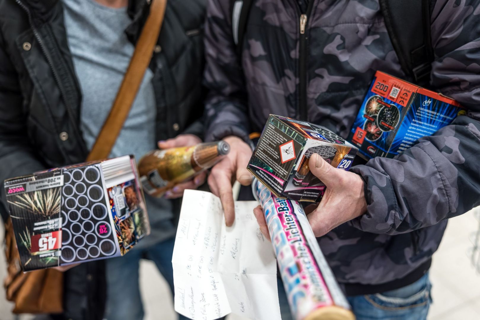 Silvester-Feuerwerksverkauf