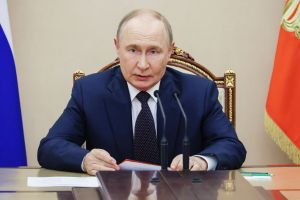 Sitzung des russischen Sicherheitsrats mit Putin
