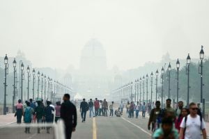 Smog in Neu Delhi