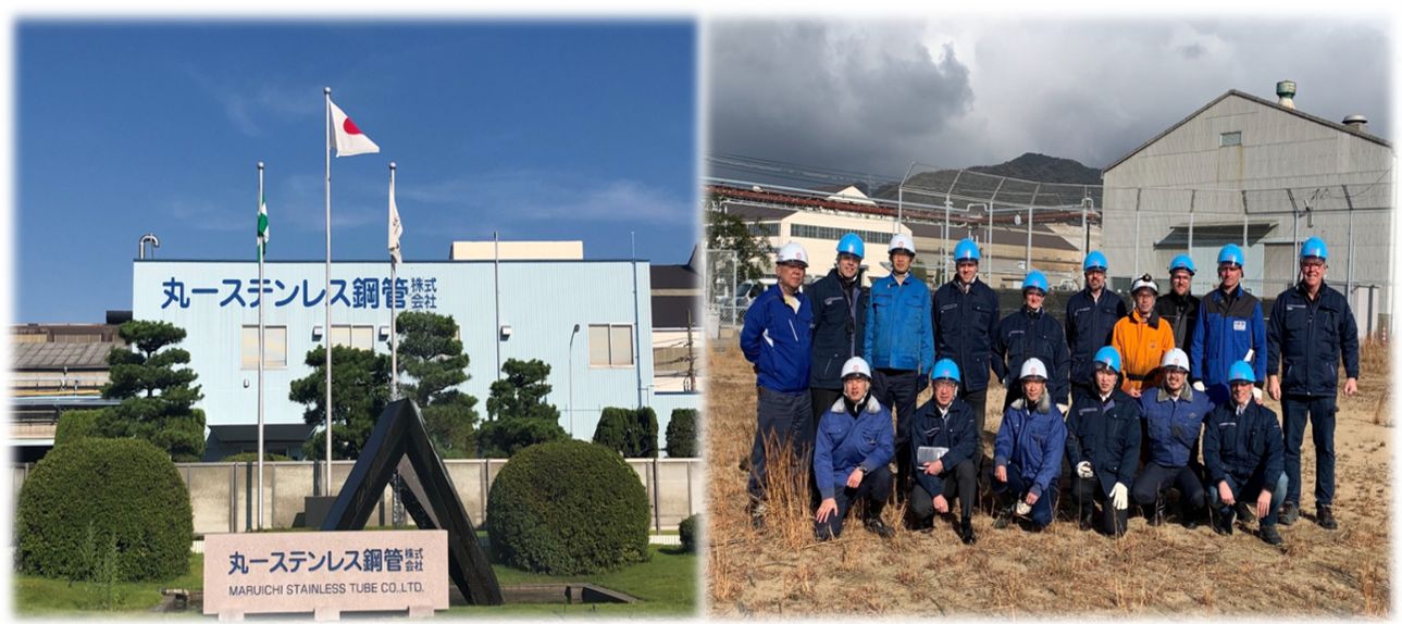 SMS group liefert eine komplette hochautomatisierte Produktionslinie für stranggepresste Edelstahlrohre an Maruichi Stainless Tube in Japan