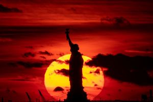 Sonnenuntergang in New York