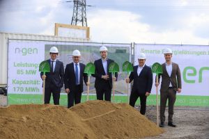 Spatenstich für innovatives Batteriespeichersystem in Oberösterreich erfolgt