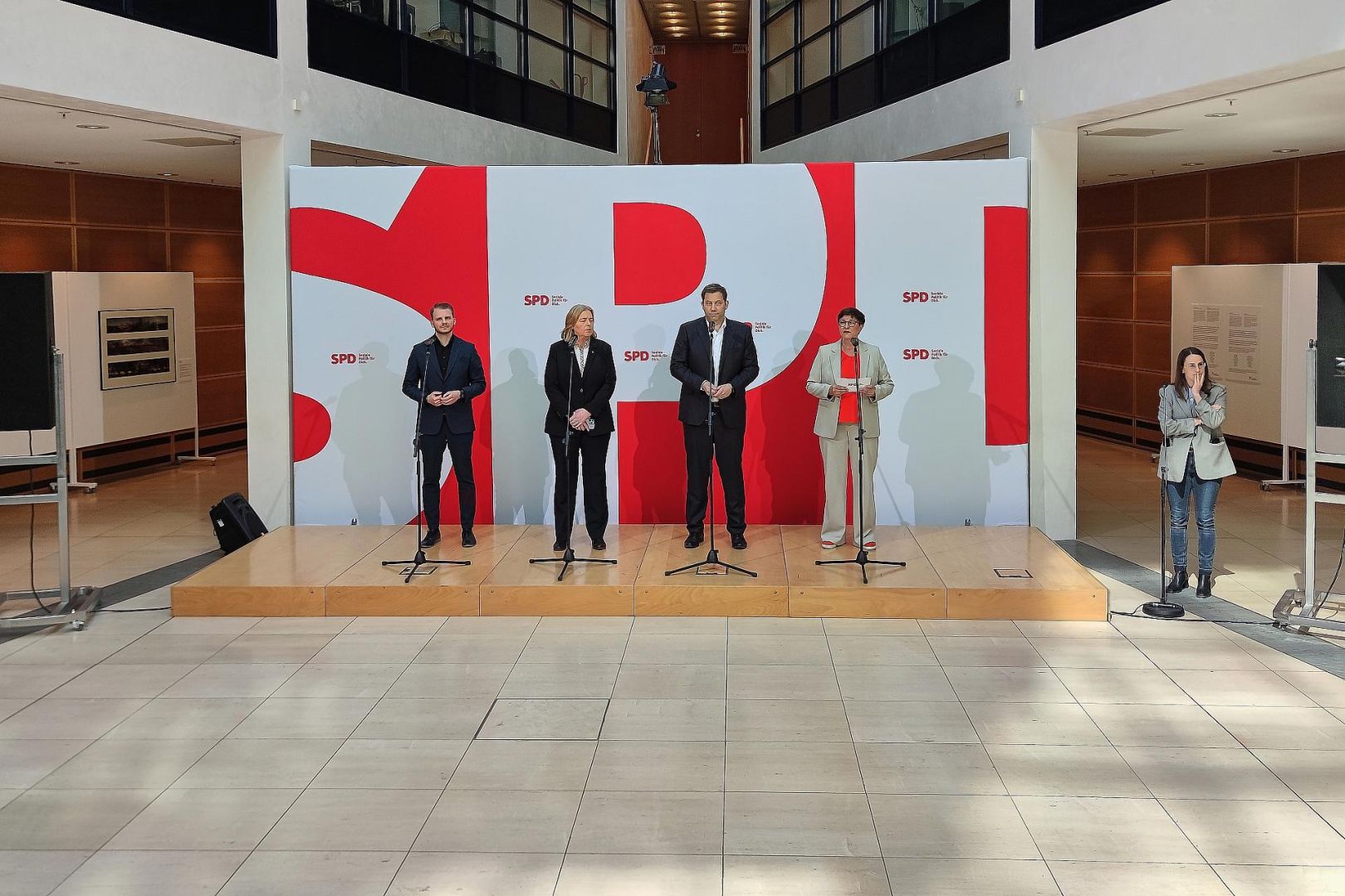 SPD-Pressekonferenz nach Gremiensitzung am 12.05.2025