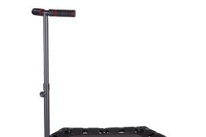 Speeron Klappbares Fitness-Trampolin für Erwachsene, Halte-Griff, 106 cm Durchmesser