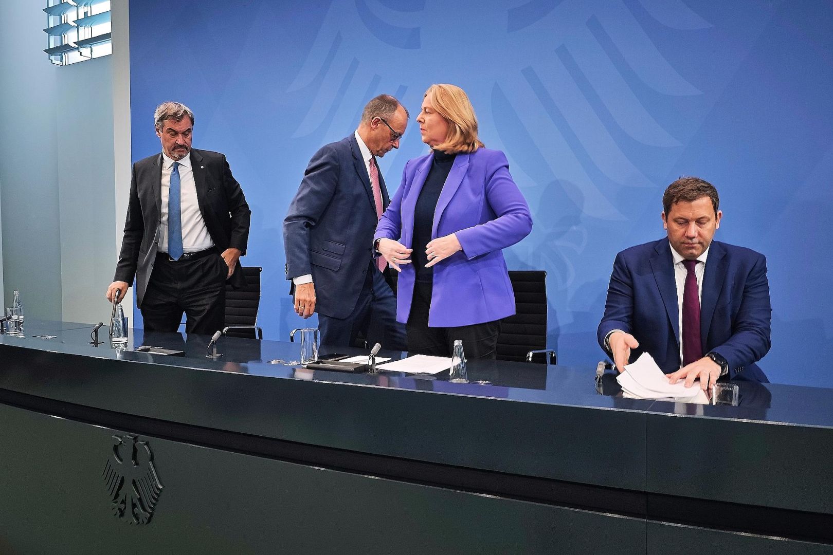 Spitzen der Großen Koalition am 09.10.2025