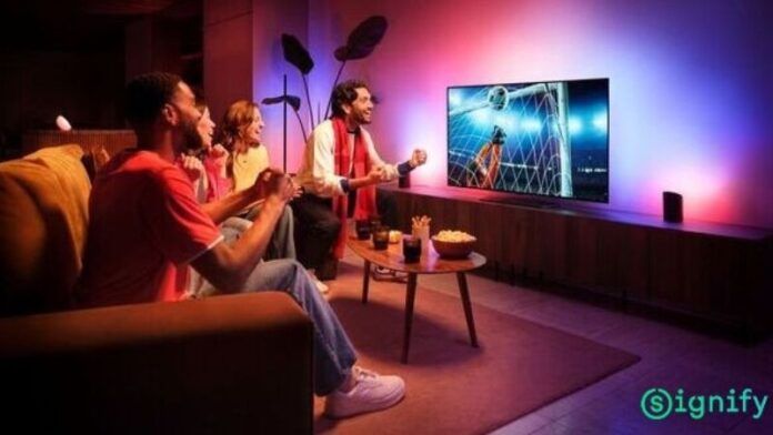 Sports Live bringt Stadion‑Atmosphäre ins Wohnzimmer und lässt Philips Hue und WiZ mitfiebern