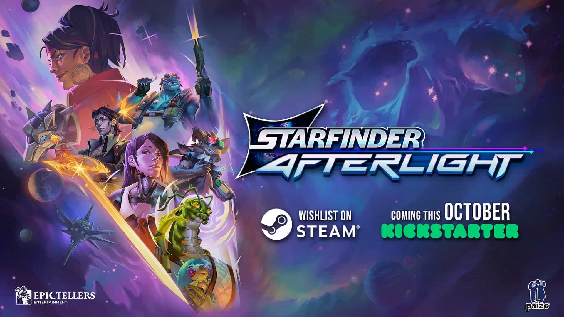 Starfinder: Afterlight startet heute auf Kickstarter – Sci-Fantasy-RPG mit Star-Besetzung