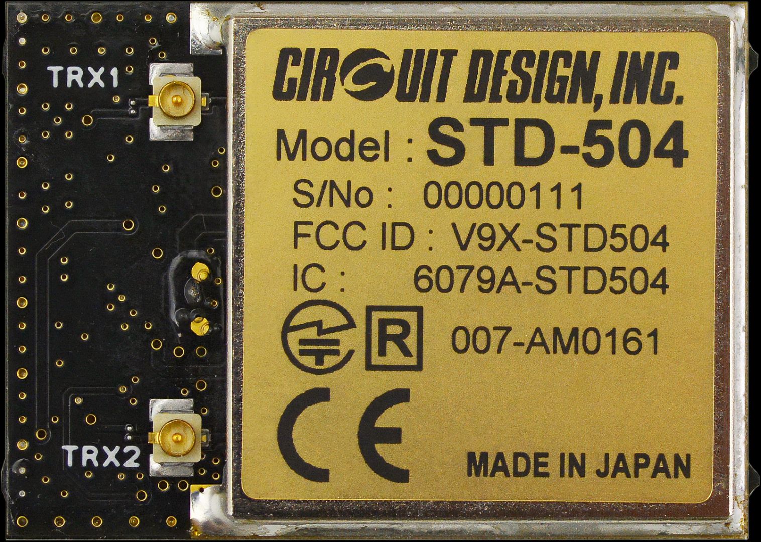 STD-504: Kompakter True-Diversity-Funktransceiver für Industrieanwendungen im 2,4-GHz-Band