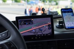 Stellplatzinfo-System für Lkw