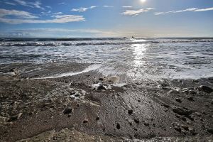 Strand am Mittelmeer