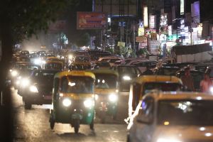 Straßenszene in Neu-Delhi (Archiv)