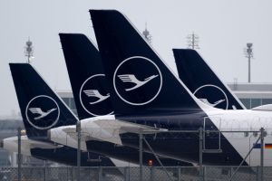 Streik bei der Lufthansa - München