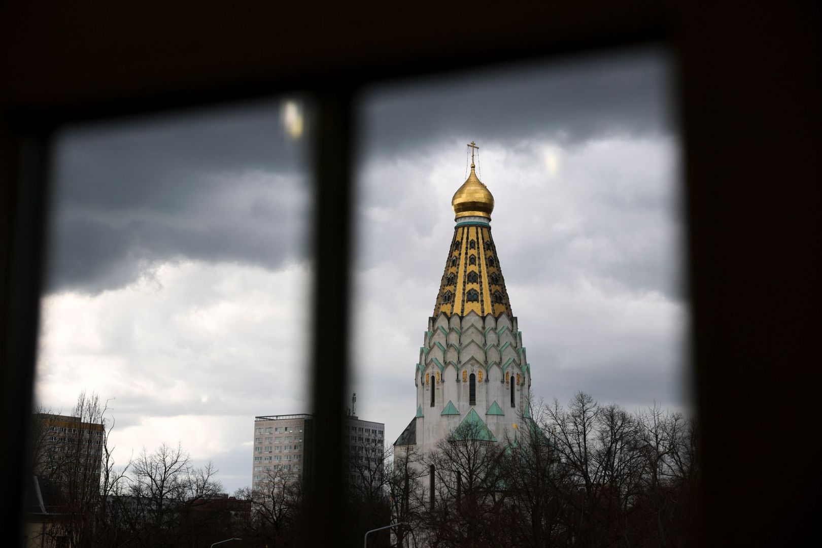 Stürmisches Wetter in Leipzig