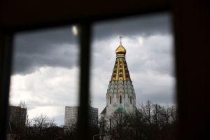 Stürmisches Wetter in Leipzig
