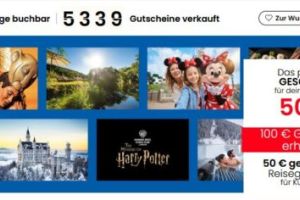 🔥 *SUPER* 100€ Travelcircus Gutschein für 50€: über 1.000 Angebote in Deutschland & Europa