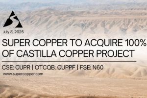 Super Copper erwirbt 100 % von Kupferprojekt Castilla