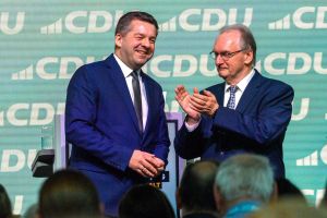 Sven Schulze und Reiner Haseloff