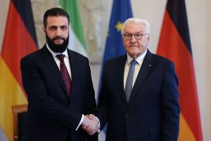 Syriens Übergangspräsident Ahmed al-Scharaa besucht Berlin