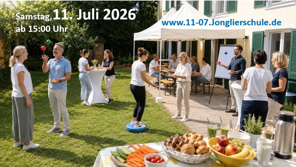 Tag der offenen Tür für Physio- und Ergotherapeuten im Münchner Garten am Samstag; 11. Juli 2026