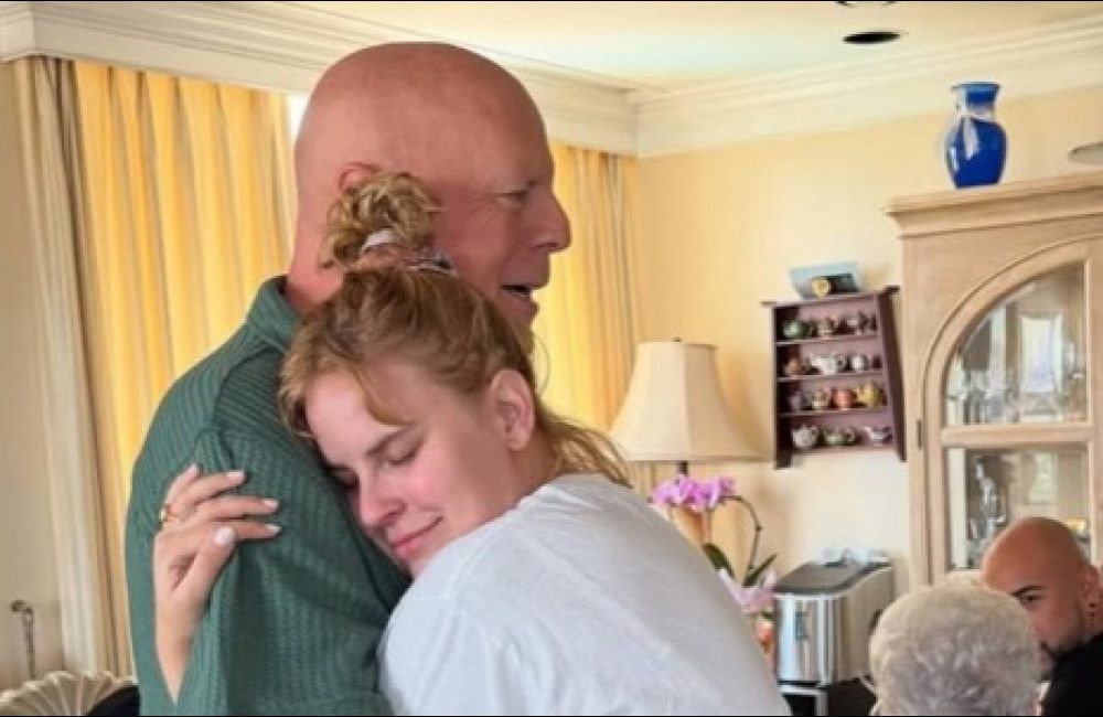 Tallulah Willis und Bruce Willis