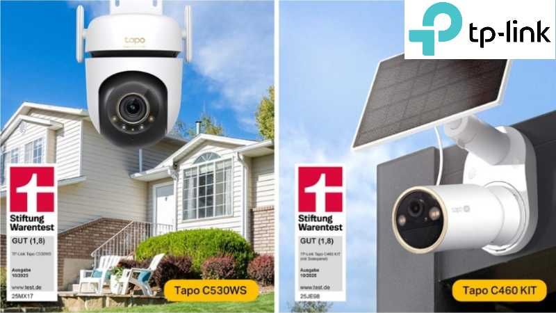 Tapo C460 KIT & Tapo 530WS – Stiftung Warentest vergibt gute Noten für Sicherheitskameras