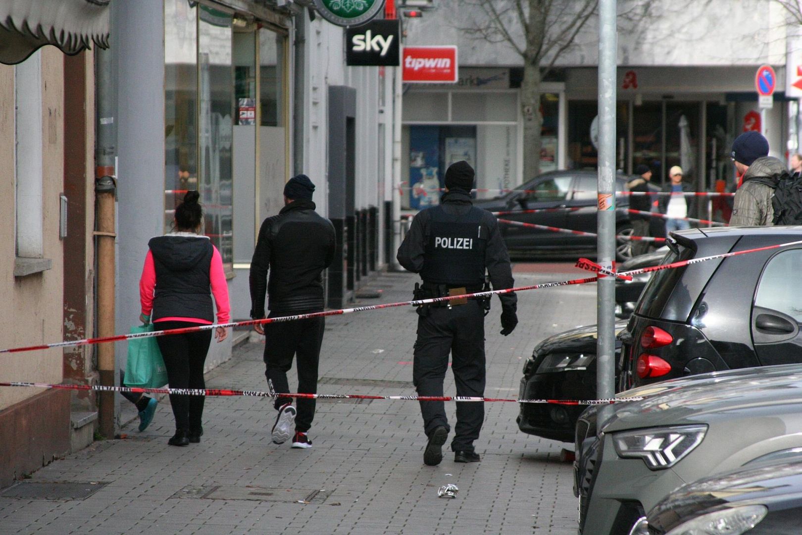 Tatort in Hanau im Februar 2020 (Archiv)
