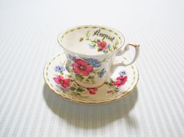 tea time, cup, august, drink