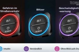 Technaxx – Verkehrswarner mit blitzer.de‑Echtzeitdaten ohne Abo