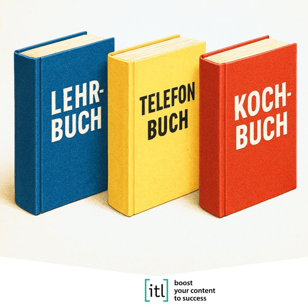 Technische Dokumentation: Was wir von Lehr-, Koch- und Telefonbüchern lernen können
