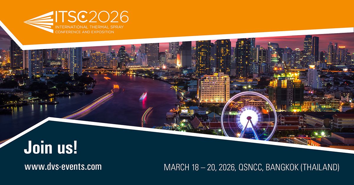 Thermisches Beschichten: ITSC bietet einen Blick in die Zukunft der Branche