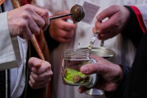 Tiersegnung in Madrid