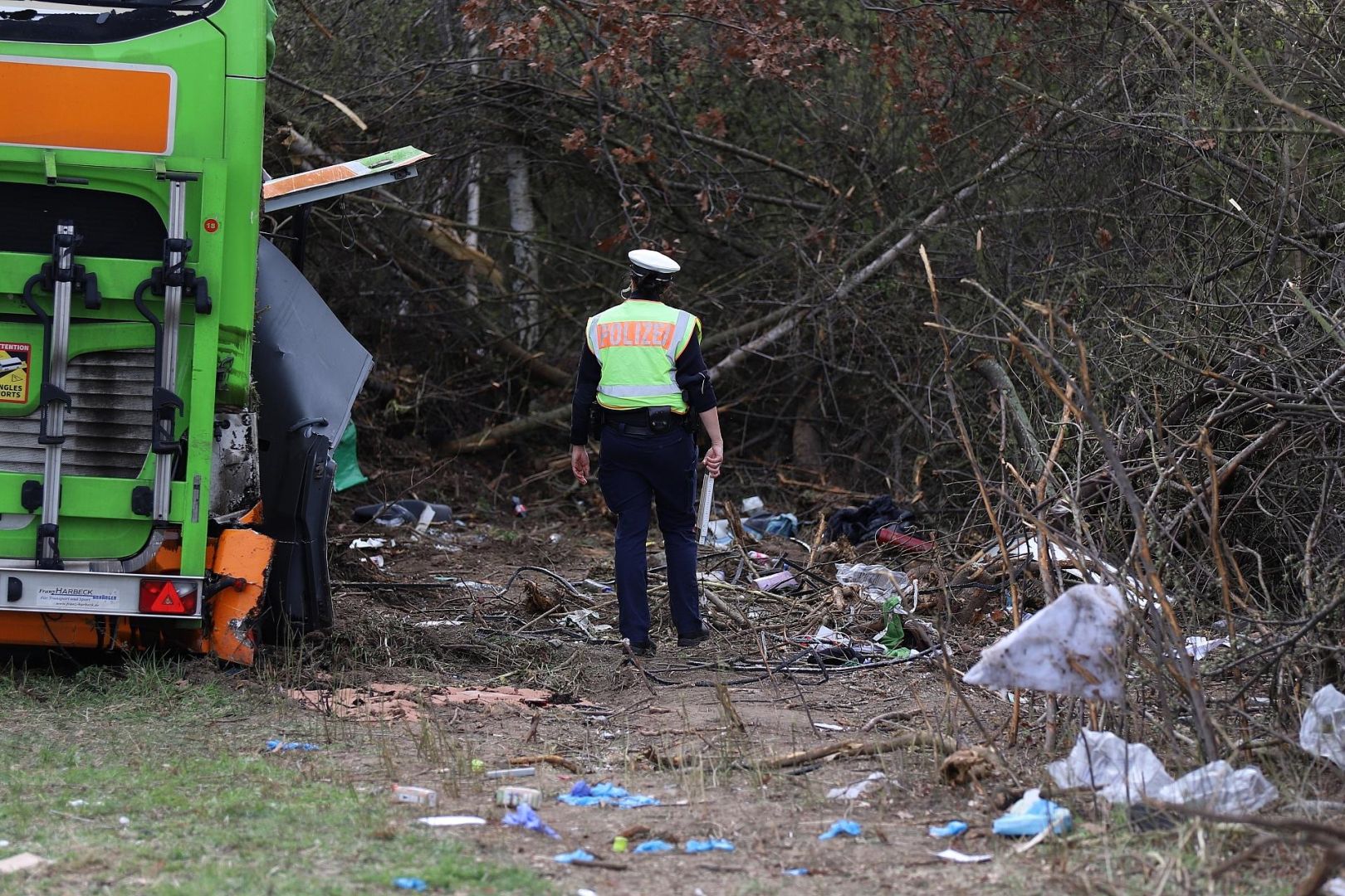 Tödlicher Unfall auf der A 9 bei Leipzig im März 2024 (Archiv)