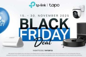 TP-Link & Tapo – in der Black Week kommen zahlreiche Angebote für Smart-Home-Fans