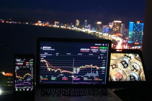 trading, investing, stocks, options, dow, nasdaq, downtown, profit, tesla, bitcoin