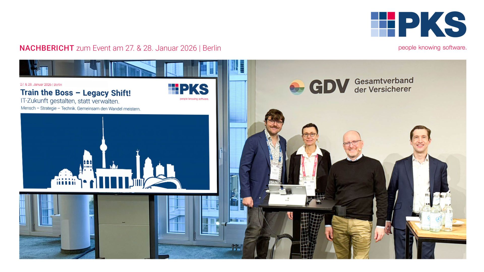„Train the Boss“ in Berlin: Führung, Haltung und Technik als Erfolgsfaktoren der Legacy-Transformation