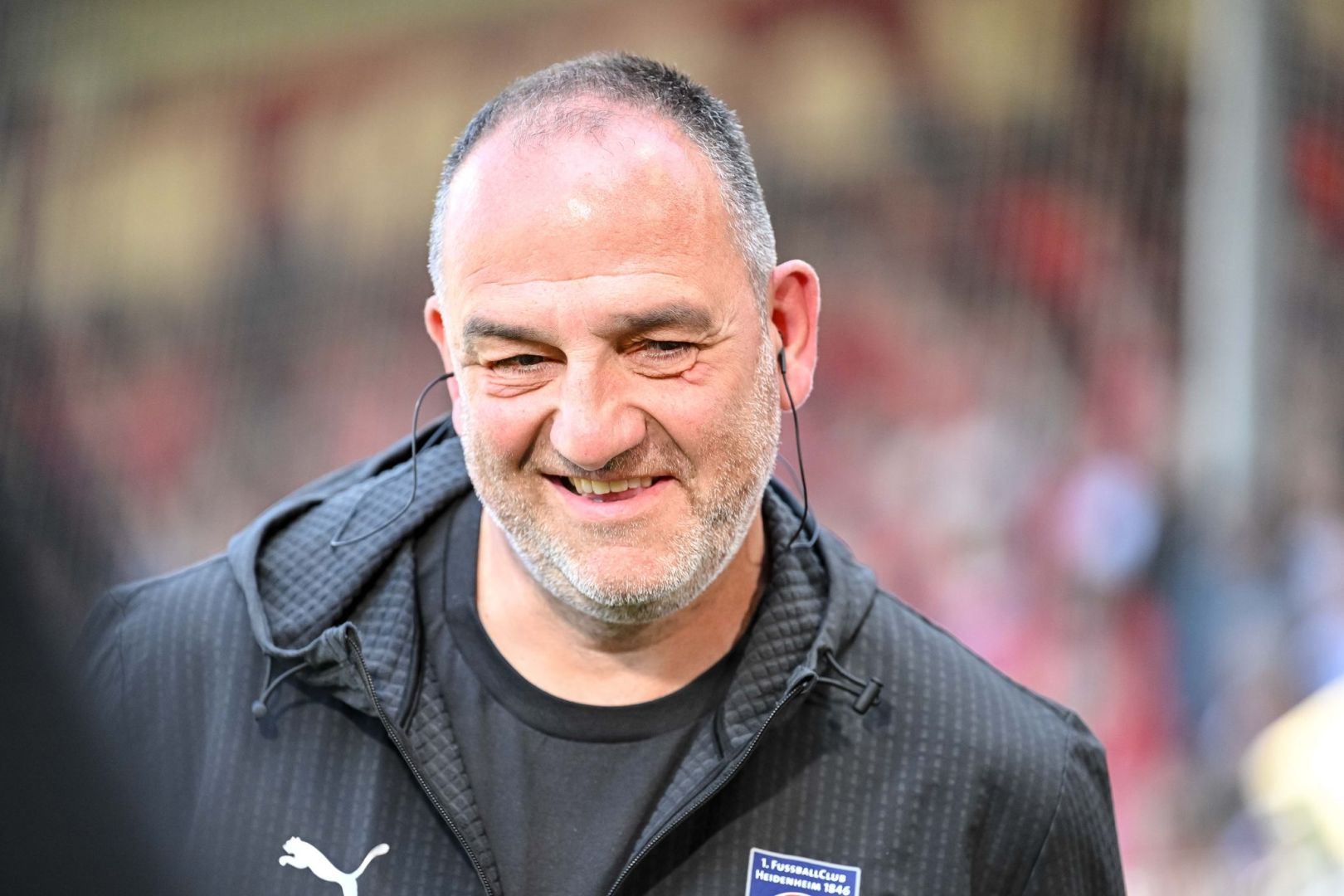 Trainer Frank Schmidt vom 1. FC Heidenheim