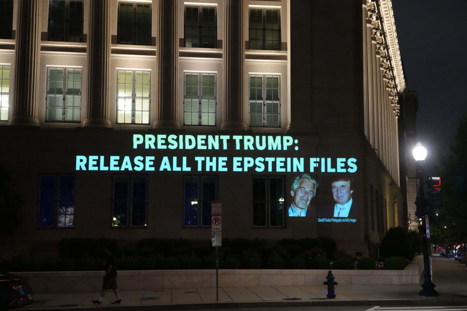 Trump-Epstein-Protest in der Nähe des Weißen Hauses