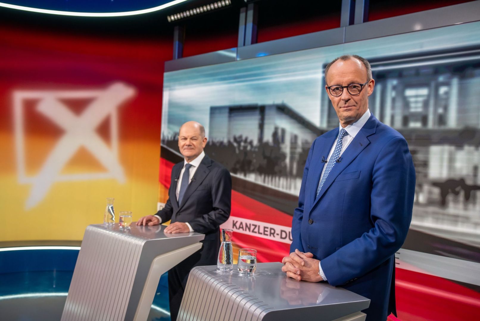 TV-Duell zwischen Scholz und Merz