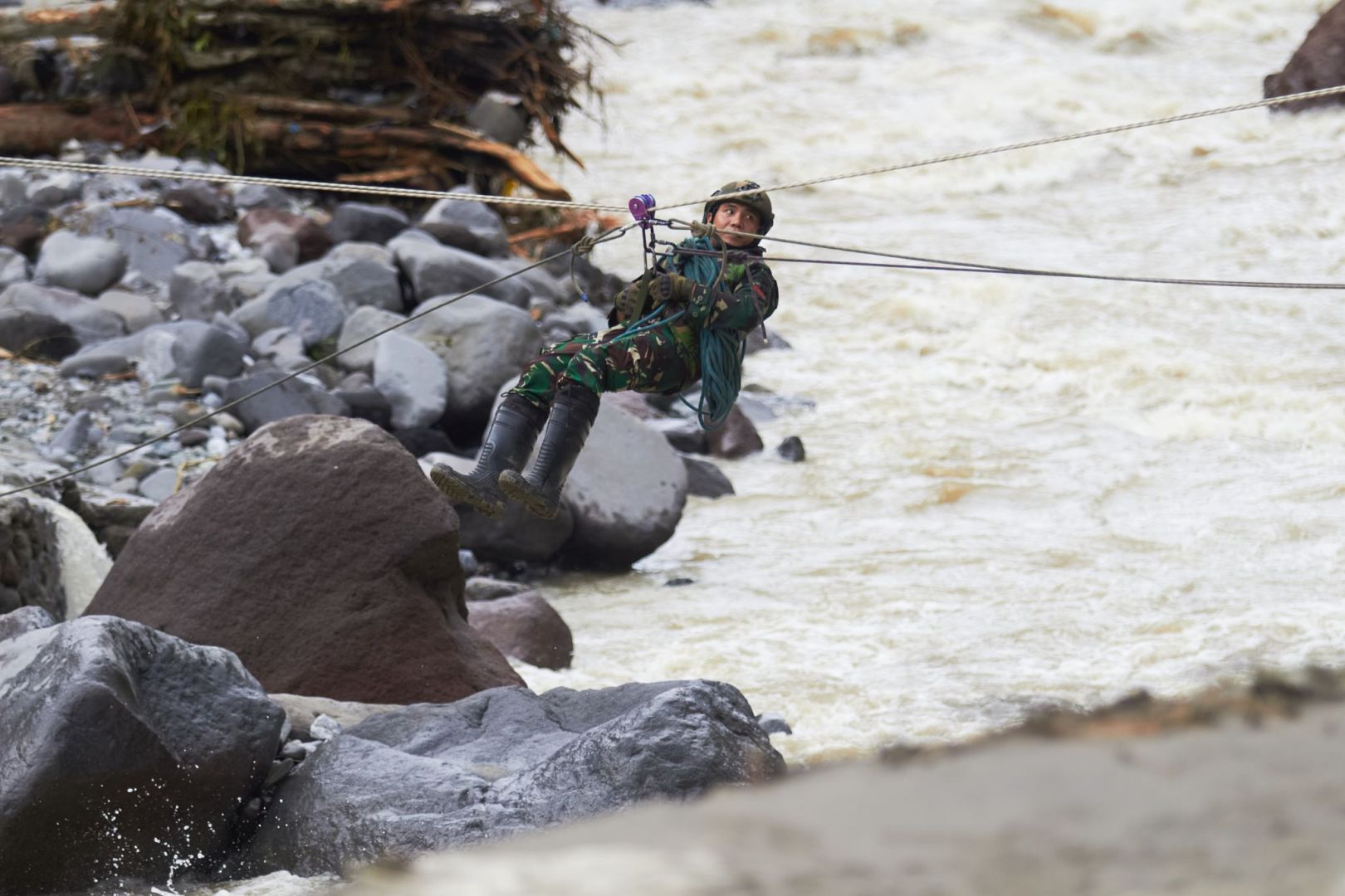 Überschwemmungen in Indonesien