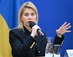 Ukrainische Botschafterin Olha Stefanischyna