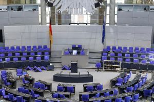 Umbauarbeiten im Bundestag am 19.03.2025