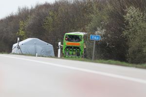 Unfall auf der A 9 bei Leipzig im Jahr 2024 (Archiv)
