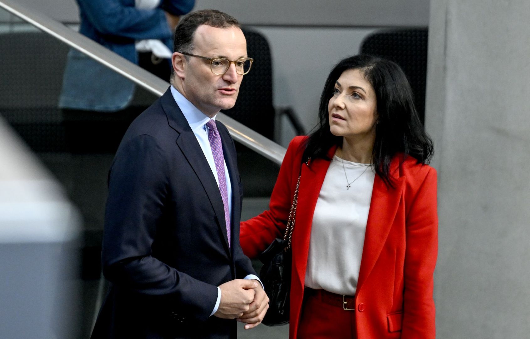 Unionsfraktionschef Spahn und Wirtschaftsministerin Reiche